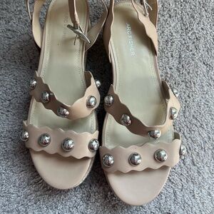 Marc Fisher beige sandals